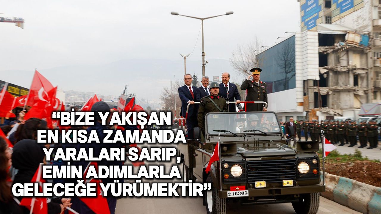 Cumhurbaşkanı Tatar, Kahramanmaraş'ta