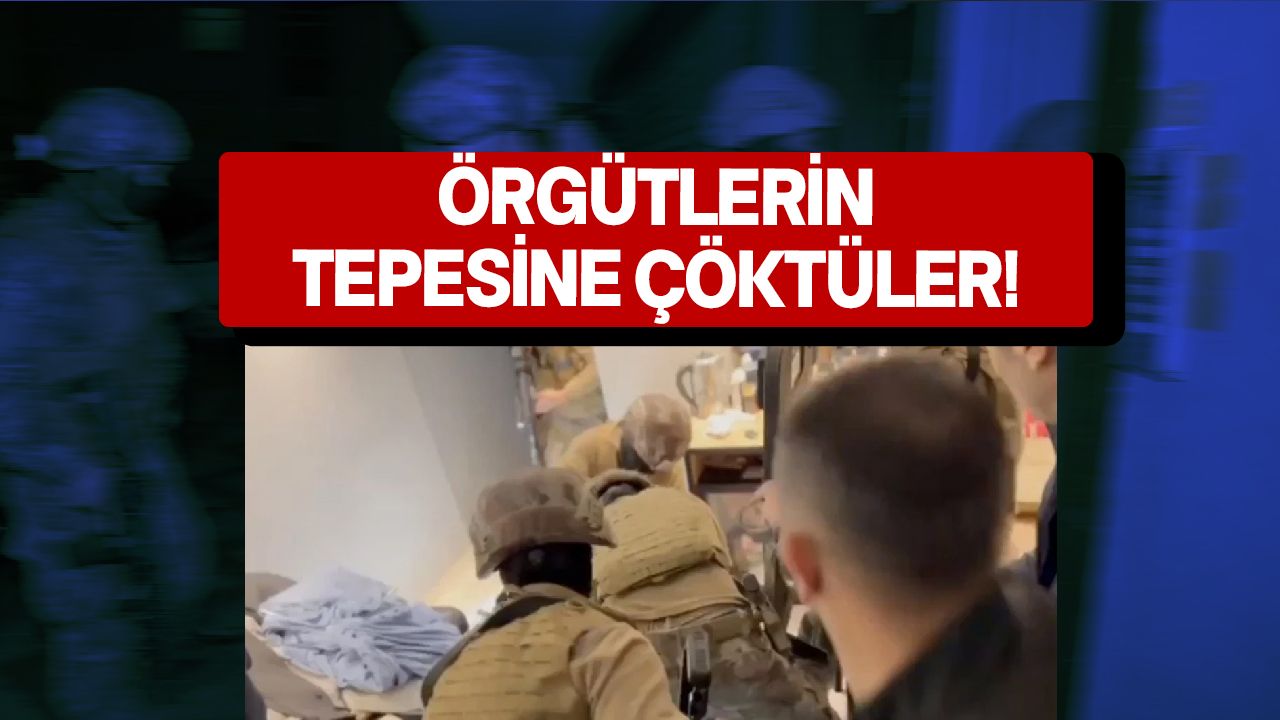 Türkiye'de 7 ilde 7 suç örgütü çökertildi!
