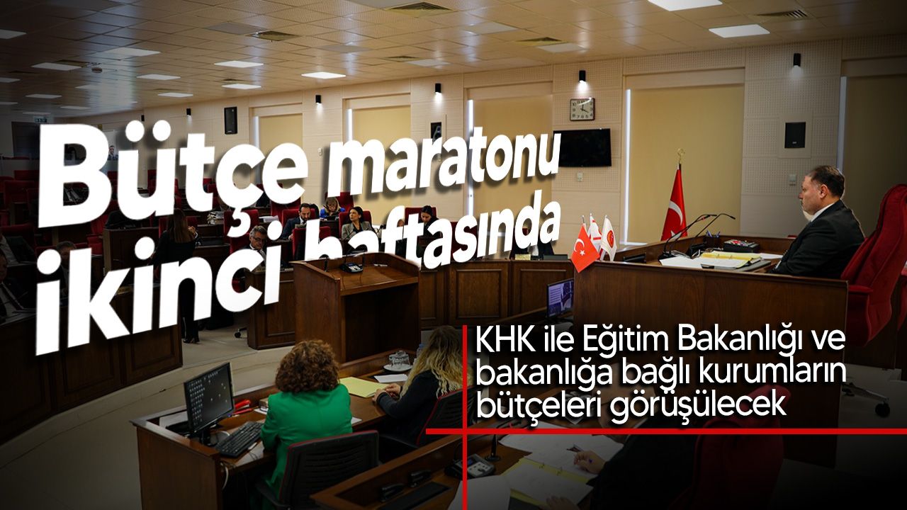 Meclis’te bütçe görüşmelerinde ikinci hafta yarın başlıyor