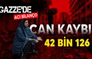 Gazze'de can kaybı 42 bin 126'ya çıktı