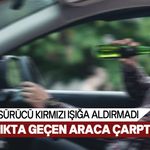 Alkollü sürücü Lefkoşa Sanayi kavşağında kazaya sebep oldu!