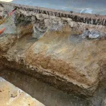 Altyapı çalışması antik yolu ortaya çıkardı