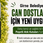 Girne Belediyesi 6 noktaya Evcil Hayvan Atık İstasyonu kurdu