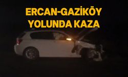 Ercan-Gaziköy ana yolunda trafik kazası