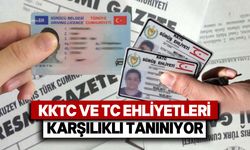 KKTC ve TC arasında sürücü belgelerine ilişkin anlaşma Resmi Gazete'de Yayımlandı