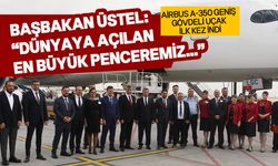 Yeni Ercan Havalimanı’na ilk kez Airbus A-350 indi!