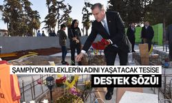 Türkiye Gençlik ve Spor Bakanı Bak, Şampiyon Melekler’in mezarlarını ziyaret etti