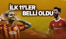Galatasaray - Manchester United maçının ilk 11'leri