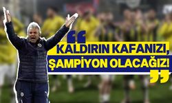 Fenerbahçe'nin teknik direktörü İsmail Kartal adeta gaz makinası!