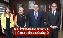 Berova, Kıbrıs İlim Üniversitesi heyetini kabul etti