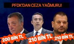 PFDK'dan Fenerbahçe, Trabzonspor ve Beşiktaş başkanlarına ceza