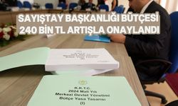 Sayıştay Başkanlığı bütçesi oybirliğiyle onaylandı