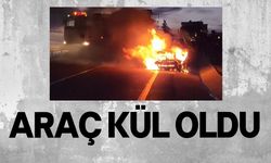 Girne - Değirmenlik Anayolu'nda araç yangını!