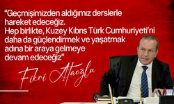 Ataoğlu, ‘21-25 Aralık Milli Mücadele ve Şehitler Haftası’ dolayısıyla mesaj yayımladı