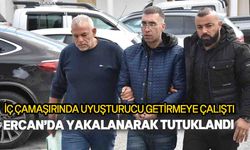 Ercan Havalimanı'nda uyuşturucu bulunan zanlı tutuklandı