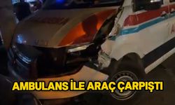 Gazimağusa’da ambulans ile araç çarpıştı 3 kişi yaralandı