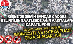 Girne'de ağır vasıta yasakları başlıyor! İşte detaylar...