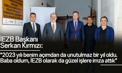 İEZB Başkanı Serkan Kırmızı'dan yenil yıl mesajı...