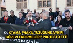 KTAMS Sağlık Bakanlığı önünde protesto gerçekleştirdi