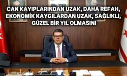 Maliye Bakanı Özdemir Berova yeni yıl mesajı yayımladı