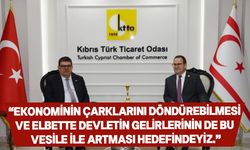 Berova, Kıbrıs Türk Ticaret Odası'nı ziyaret etti