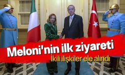 Erdoğan burada İtalya Başbakanı Giorgia Meloni'yi kabul etti