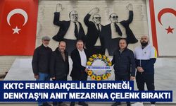 KKTC Fenerbahçeliler Derneği, Denktaş’ın anıt mezarına çelenk bıraktı