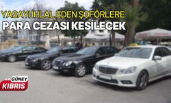 Özel araçlarla taksi hizmeti veren Kıbrıslı Türkler aleyhinde hukuki tedbir