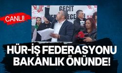 Serdaroğlu, Çalışma Bakanlığı önünde konuşuyor!