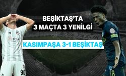 Kara Kartal'ın kanadı kırık, Beşiktaş sahsıda Kasımpaşa'ya yenildi