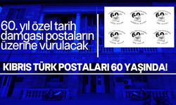 Kıbrıs Türk Postalarının 60.yılı nedeniyle postalara özel tarih damgası uygulanacak!