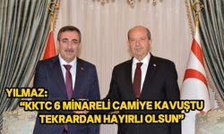 Cumhurbaşkanı Tatar, Cevdet Yılmaz’ı kabul etti
