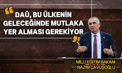 Çavuşoğlu, mecliste DAÜ konusuna değindi