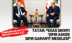 Cumhurbaşkanı Ersin Tatar, Şentop'u kabul etti!