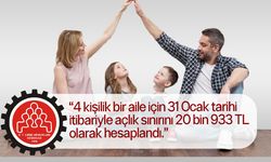 KTAMS: Açlık sınırı 20 bin 933 TL!