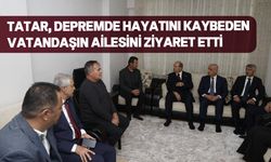 Cumhurbaşkanı Tatar, Kahramanmaraş'ta depremzede aileyi ziyaret ederek başsağlığı diledi