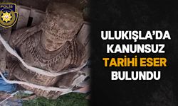 Ulukışla'da tarihi eser heykel bulundu 1 kişi tutuklandı