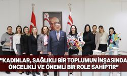 Bakan Berova, bakanlığında çalışan kadın personelleri ziyaret etti
