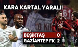 Beşiktaş, Gaziantep FK'ya yenildi