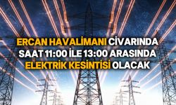 Ercan Havaalanı Civarında Yarın İki Saatlik Elektrik Kesintisi