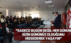 Dışişleri Bakanı Ertuğruloğlu kadın çalışanları ile bir araya geldi