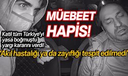 İzmir'de, taksici Oğuz Erge'yi öldüren cani katile müebbet hapis cezası verildi!
