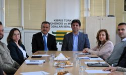 KTMMOB ile birliğe bağlı vizesi olan dört oda ve Gazimağusa Belediyesi yapı denetimi toplantısı yaptı