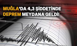 Marmaris'te 4,3 büyüklüğünde deprem geldi