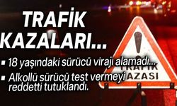 Trafik kazaları yaşanmaya devam ediyor: 18 yaşlarındaki araç sürücüsü ve yolcu yaralandı!