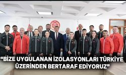Başbakan Üstel, Türk Karete Milli Takımı ile görüştü