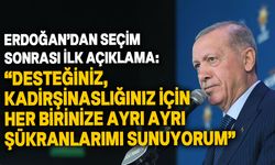 Cumhurbaşkanı Erdoğan'dan yerel seçimler sonrası ilk mesajlar