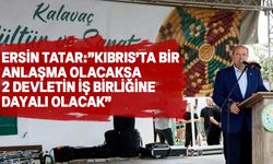 Cumhurbaşkanı Ersin Tatar, Kalavaç Kültür ve Sanat Festivali’nde konuşma yaptı