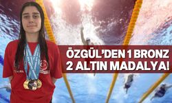 Kıbrıslı Türk yüzücü, Bulgaristan'da başarıya kulaç attı!