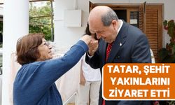 Cumhurbaşkanı Tatar, şehit aileleri ile bayramlaştı